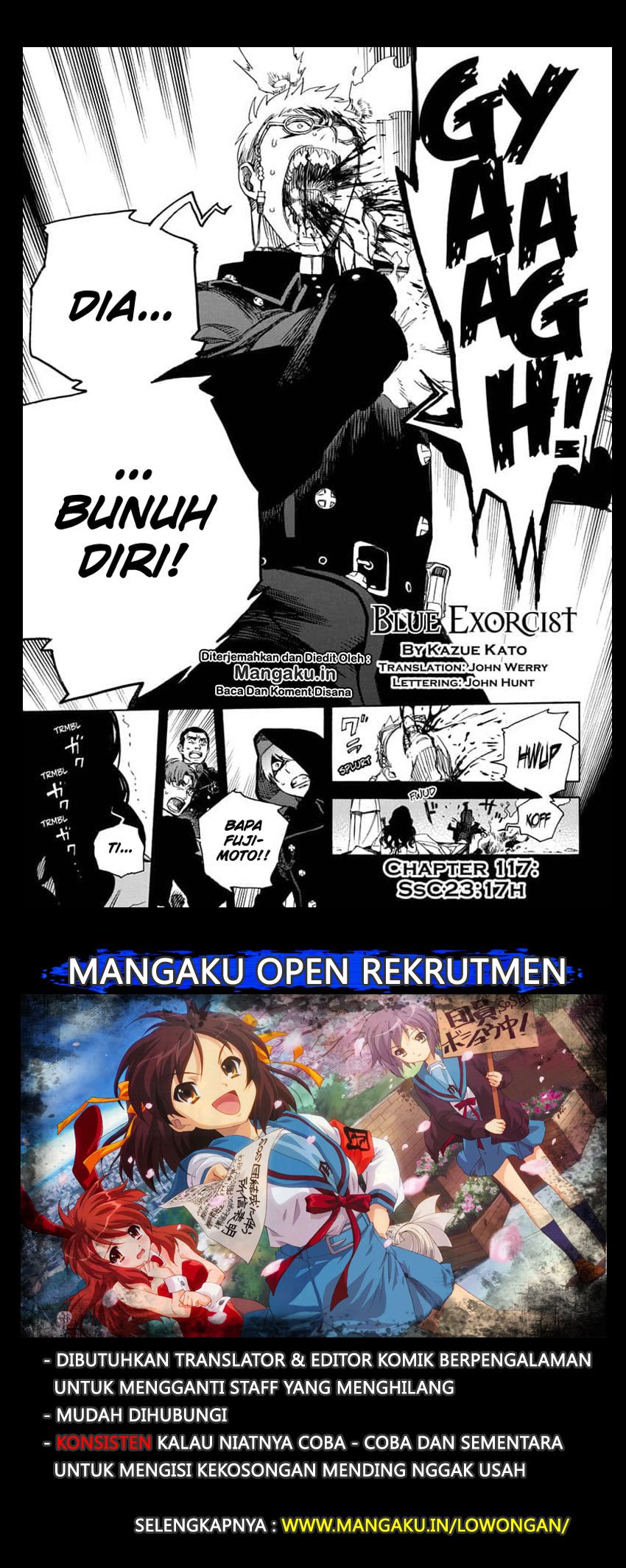 Ao No Exorcist Chapter 117