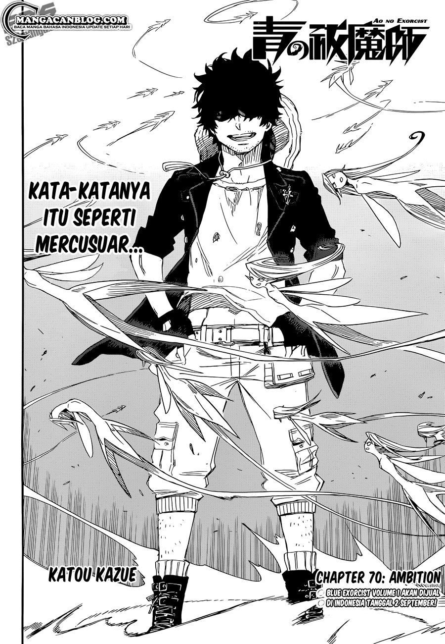 Ao No Exorcist Chapter 70