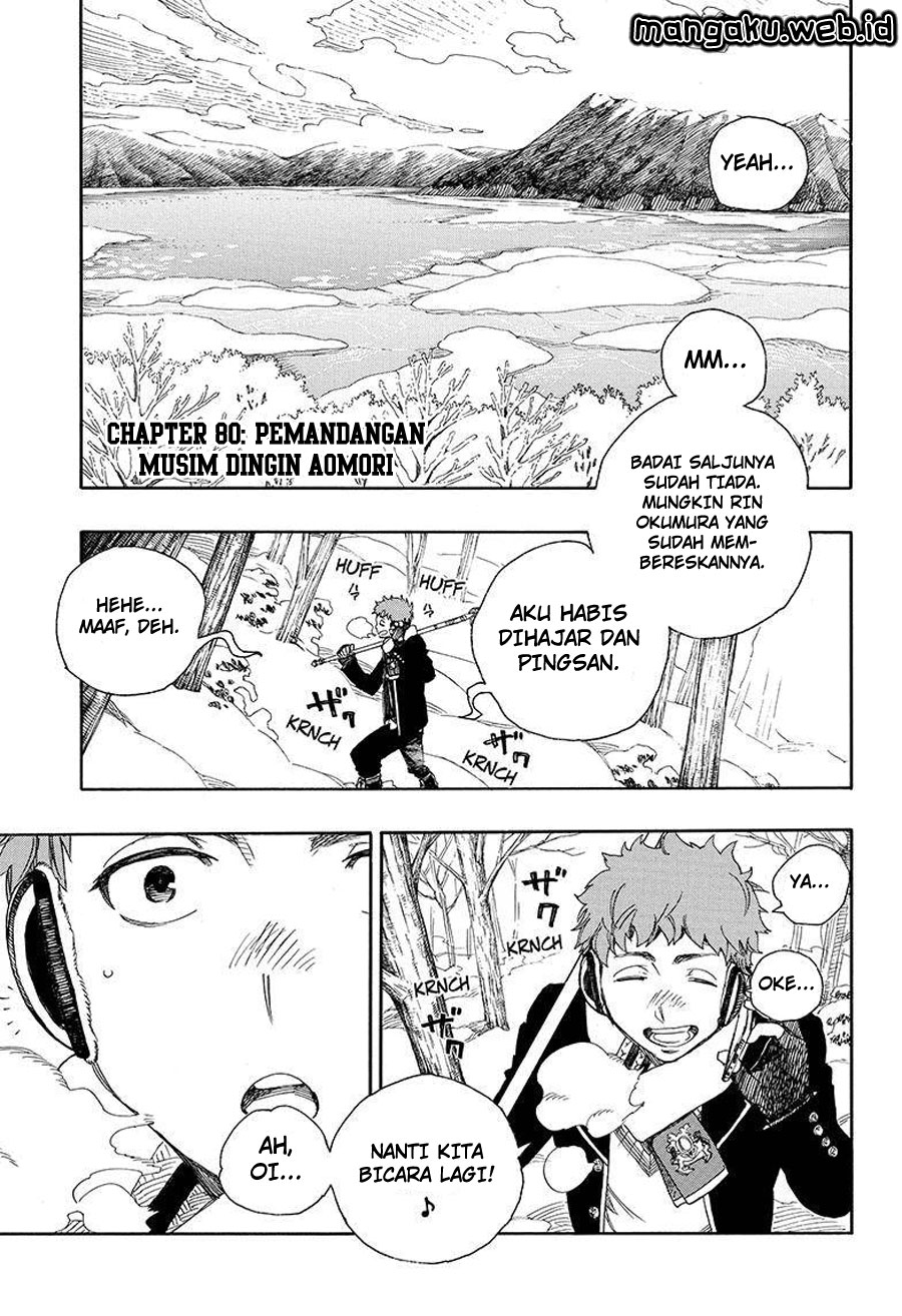 Ao No Exorcist Chapter 80