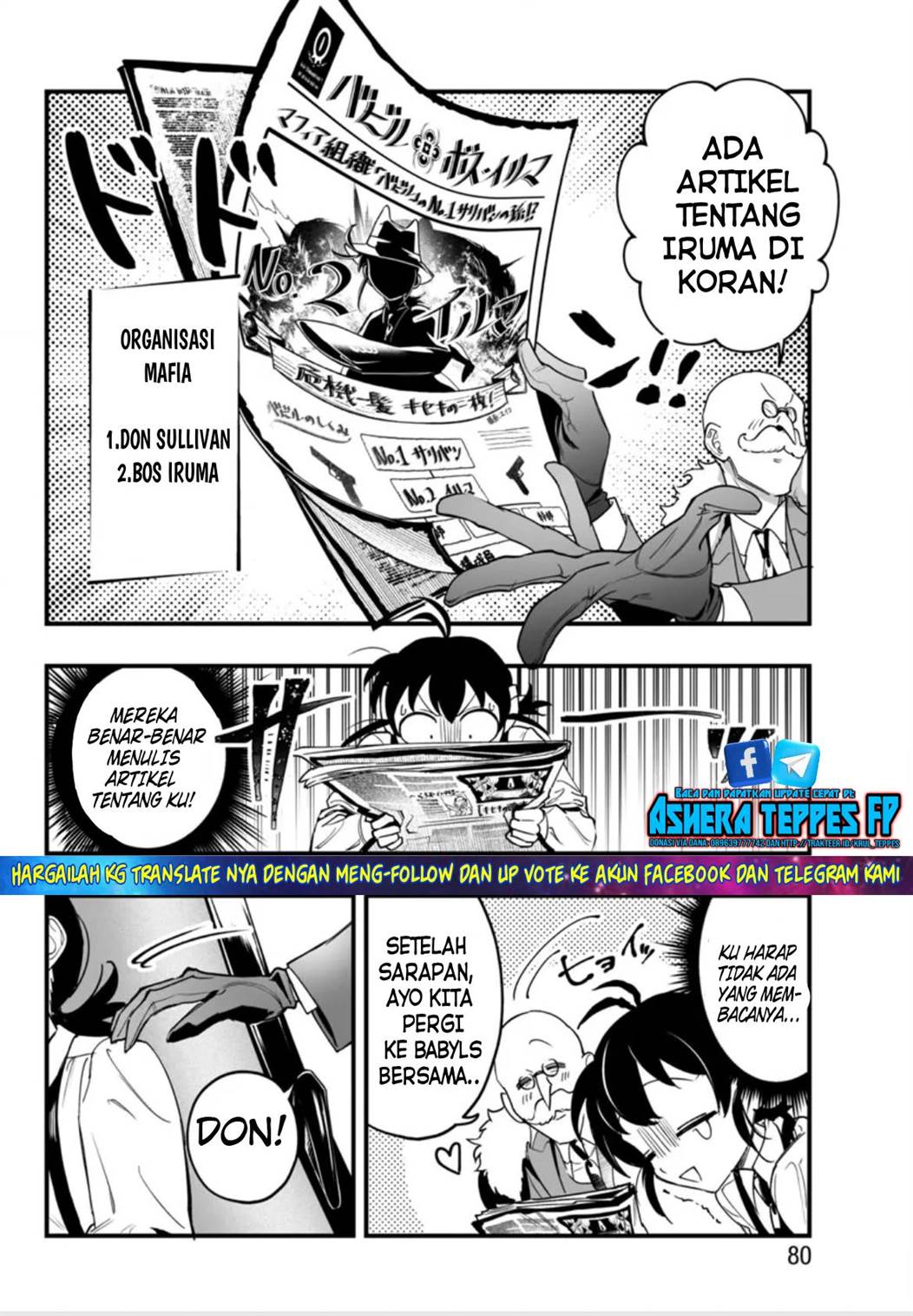 
              Mairimashita! Iruma-kun Mafia AU             Chapter 2