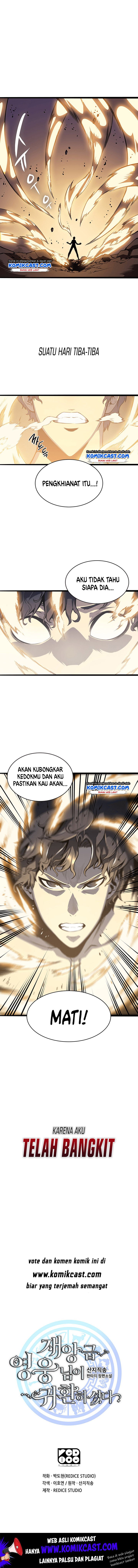 A Disaster-Class Hero Has Returned Chapter 00