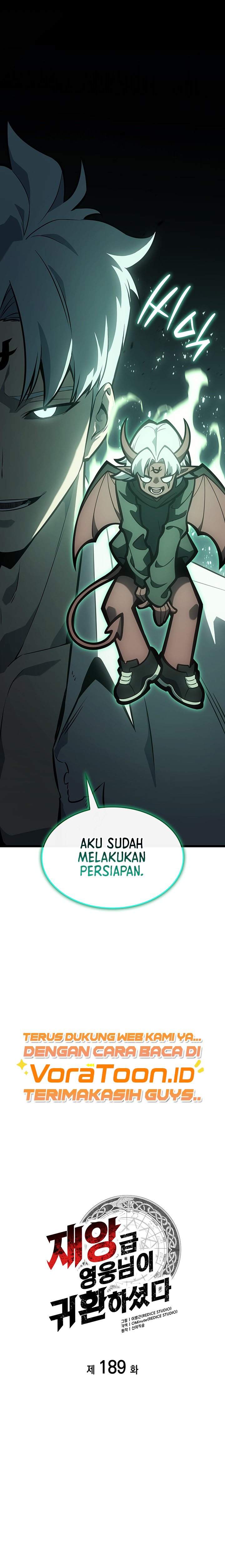 A Disaster-Class Hero Has Returned Chapter 189