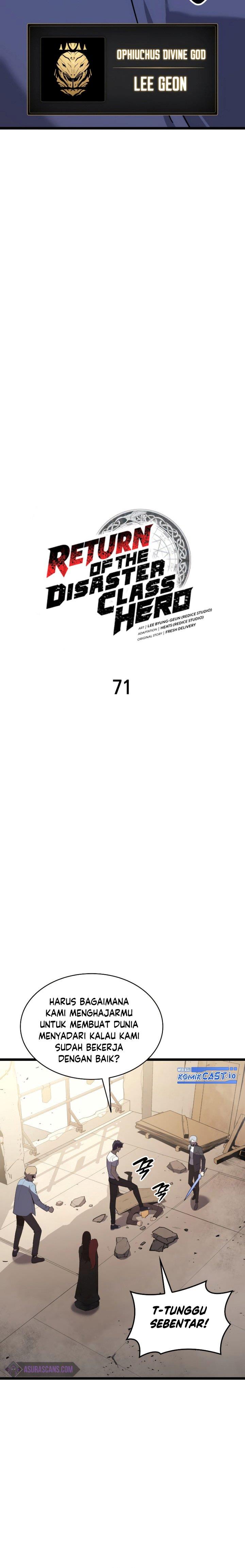 A Disaster-Class Hero Has Returned Chapter 71