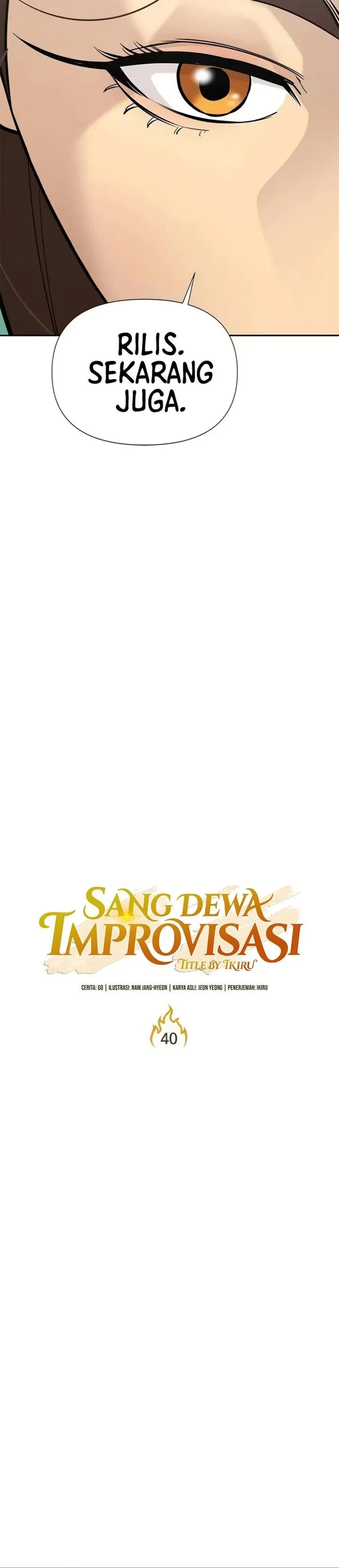 
              The God of Improvisation             Chapter 40