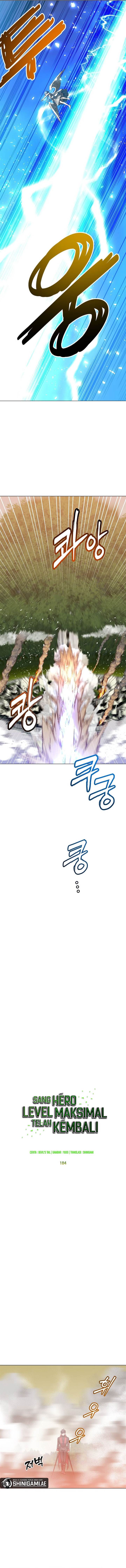 The MAX leveled hero will return! Chapter 184