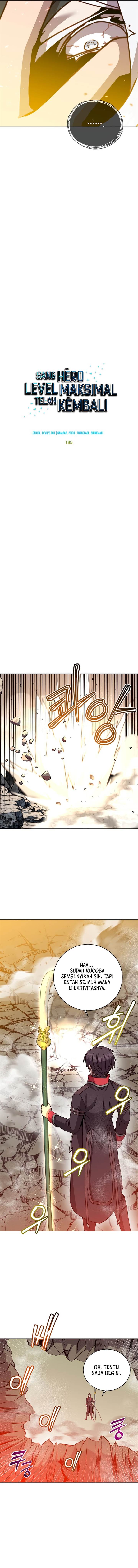 The MAX leveled hero will return! Chapter 185