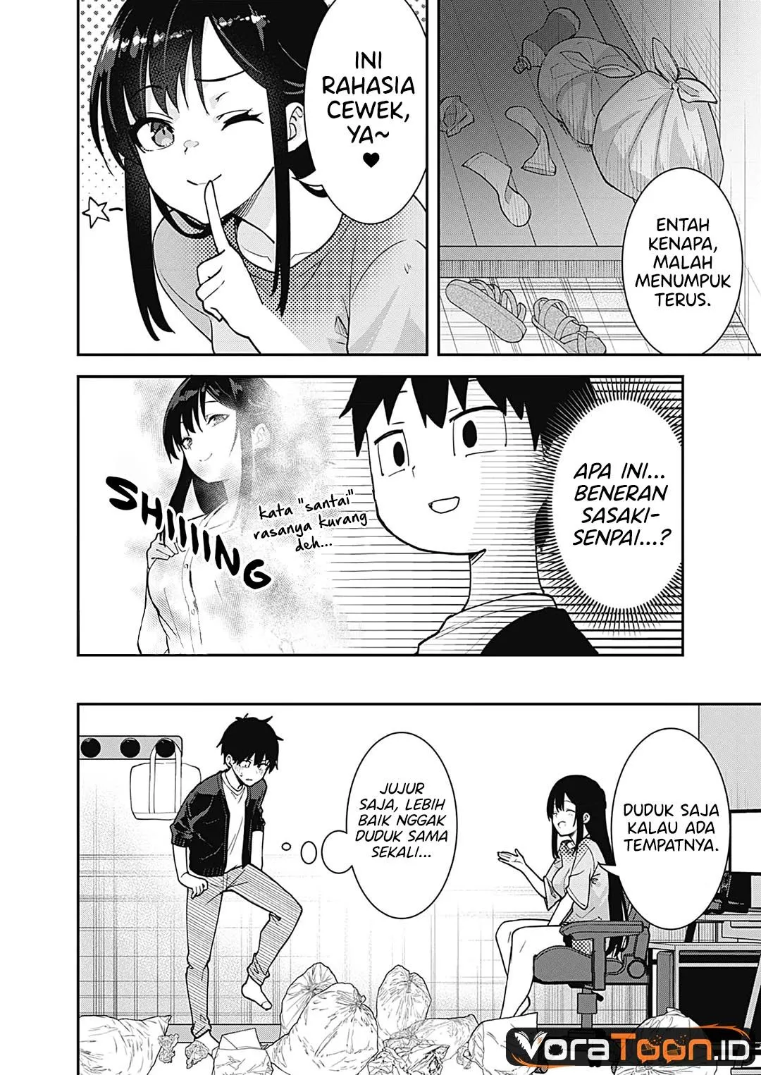 Page 6 - Sasayaki Sasaru Sasaki-san Chapter 2